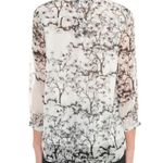 Diane Von Furstenberg  Camden Floral Silk Blouse NEW Photo 1