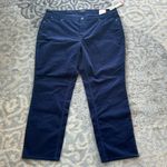 Talbots  Straight Leg Flawless Five Pocket Corduroy Pants Navy 22W Photo 1