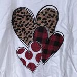 Bella Canvas Bella + Canvas Hearts Embellished Tee-shirt Photo 1