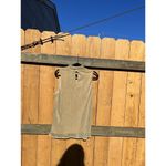 ADIVA Womans XL Sleeveless Top Gold Glittery Blouse Rainfall Pattern Lined Fall Photo 5