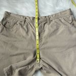 90s Vintage High Waisted Jean Shorts tan brown Size M Photo 6