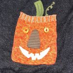 Vintage David Brooks Black Pumpkin Appliqué Crewneck Sweater Size XL Photo 3