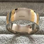 The Great  Wall Silver Stainless Steel Ring Photo 1