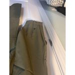 Orvis XL Army Green Button Down Utility Drawstring Waist Short Dress Zip Pockets Photo 10