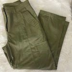 Jason Wu  Green Cargo Straight Pants Women's Size Medium Photo 4