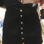 Altar'd State Black Denim Skirt Photo 0