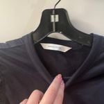 Rebecca Taylor Navy Blue Ruffle Sleeve Top Photo 1
