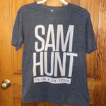 Next Level Apparel EUC Sam Hunt 15 in a 30 Tour Grey Tee Shirt, Size Small Photo 0