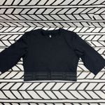 Good American  Black Icon Jersey Crop Top Photo 2