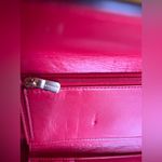 Coach Women's Vibrant Pink and Brown Wallet colorful classic designer rare Photo 14