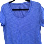 Lululemon Extra Light Luon Love Tee Sapphire Blue Boxy Top Photo 1