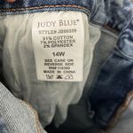 Judy Blue  MidRise Medium Wash Paisley Print Distressed Boyfriend Jeans Size 14W Photo 4