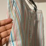 C.L.O.T.H.E.S Striped Linen Pants 54%linen 46%Rayon White Size XL Photo 4