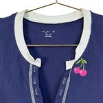 Urban Outfitters NWOT  out from under cherries embroidered ribbed crop top XS/S Photo 2