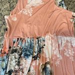 Bellamie  Floral Maxi Dress - Pink and Blue Photo 6