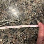 Vintage Sarah Coventry Aurora Borealis Beaded Double Strand Necklace 16” Silver Photo 3