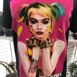 DC Comics Birds of Prey Harley Quinn Pink Black Shirt M Photo 2