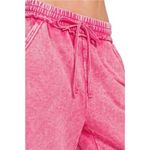 Zenana Outfitters Washed French Terry Palazzo‎ With Pockets Photo 2