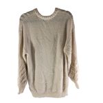 Primark Mini Sweater Dress Cable Knit Crew Neck Oversized Ivory S Photo 1