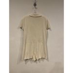 Beyond Yoga  Romper Womens Medium Cream Collared Short Sleeve French Terry USA Photo 3