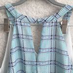 41 Hawthorn Gingham Tie Front Tank Top Blue XS Blue Photo 7