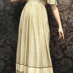 Handmade vintage 60s 70s prairie milkmaid boho maxi dress Gunne Sax style XS S Green Photo 1