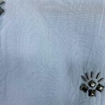 Dizzy Lissy Floral Beaded Button Up Blouse Top Shirt Size Medium M Womens Photo 5