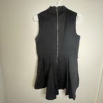 Catherine Malandrino  Womens Black Sleeveless Peplum High Low Top Size Small‎ Photo 4