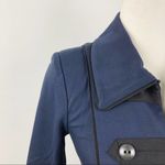 CAbi Navy Blue In the Band Jacket #3375 Stretch Classic Blazer Military Size XS Photo 4