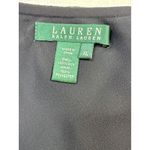 Ralph Lauren Lauren Black Textured Midi Skirt XL Silk Blend Photo 1