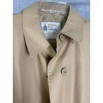 London Fog Vintage Trench Coat Made in USA Camel Belted Raincoat 70s–80s Classic Photo 7
