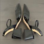 Jessica Simpson black patent slingback block-heel pumps size 8.5 Photo 4