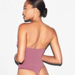 SKIMS Smooth Layers Strapless Bodysuit in Redwood, Size Large Photo 3