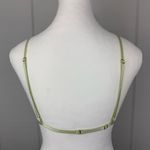 Intimately Free People Mint Green Floral Dainty Lace Triangle Bralette Sheer Size XS Photo 2