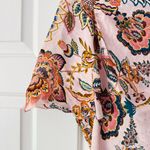 Anthropologie Kachel Flutter-Sleeve Floral Slip Maxi Dress, Size 12P Photo 6