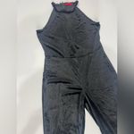 Hot Kiss VTG 90s Y2K  velvet Jumpsuit Sleeveless XL Photo 4