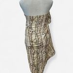 Hear me roar beach sarong dress or waist cover up Brown Photo 1