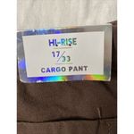 Tinseltown Cargo Pants Womens Baggy Wide Leg Mid Rise Brown Kohls Size 17/33 NWT Photo 9