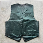 Vintage Paul Harris Tapestry Cat Dog Vest Women's Large Green Photo 1