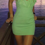 South Moon Under Green Mini Dress  Photo 0