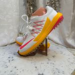 Nike  Lunar Control Women Golf Shoes White Yellow Pink Spikes Size 8 Photo 4