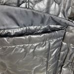 Mimosa Womens Jacket Size M Black PU Leather Quiltted Oversized Patch Pockets Size M Photo 5