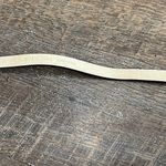 Chico's Chico’s Brown Leather Adjustable Brass Horseshoe Buckle Belt‎ M/L Photo 4