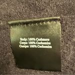 NEW KATHRYN MCCARRON marguerite paper thin cashmere sweater in black Size Small Photo 5