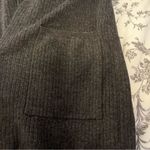 Theory  95% wool dark grey cardigan size small Photo 3