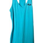 FILA  Women's Teal Logo Workout Athletic Sporty Tank Top Photo 0