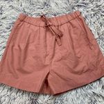 Kate Spade Saturday Pink Tie Waist Rain Shorts Photo 1