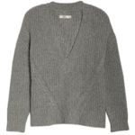 UGG 💕💕 Alva Deep V-Neck Sweater Gray Heather NWT Photo 10