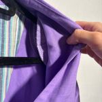 Maggie Barnes NWT‎  Lavender Purple Linen Blend Jacket Womens 1X Button Up Artsy Photo 6