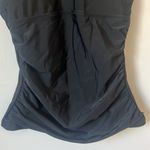 Beachsissi  Women's Ruched Design Swimwear Tummy Control Solid Tankini Sz Sm ♦️ Photo 2
